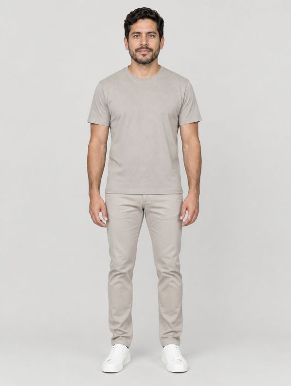 Mateo's verified likeness on a studio grey